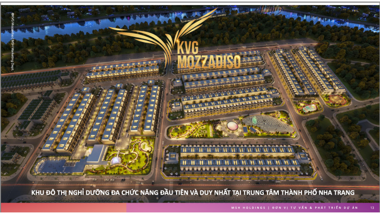 Ra mắt shophouse thương mại KVG Mozzadiso Nha Trang - Mỹ Gia Gói 6 - Giá đợt 1 chỉ từ 6 tỷ/căn